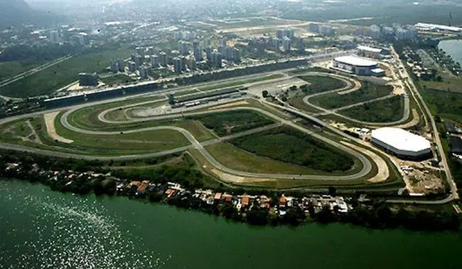 vista aerea do autodromo