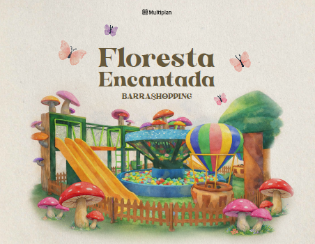 BarraShopping recebe atração infantil gratuita “Floresta Encantada” nas férias de janeiro