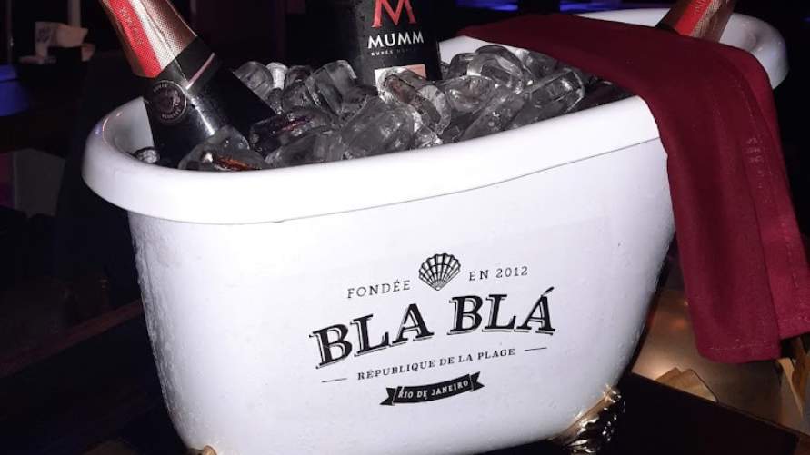 bla blá champanheria na Barra da Tijuca